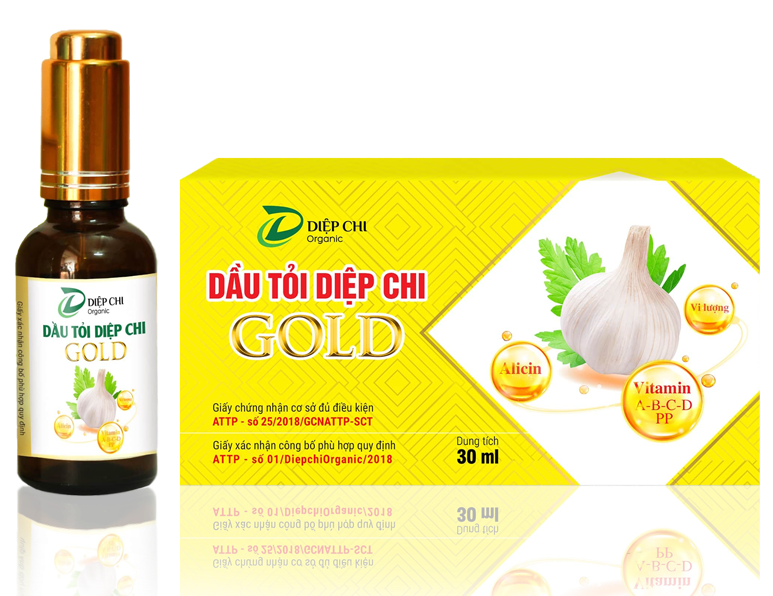 tinh dầu tỏi diệp chi gold 2