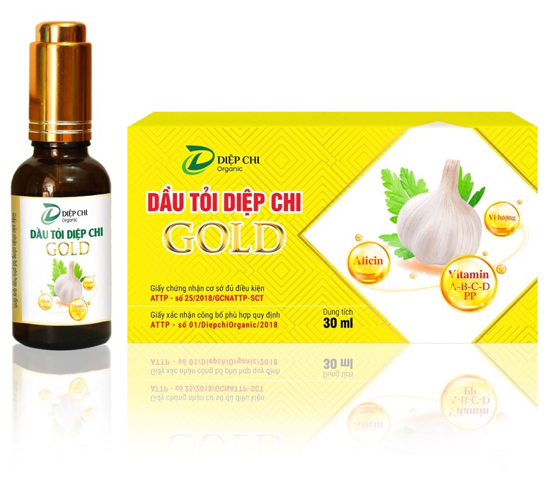 tinh dầu tỏi diệp chi gold